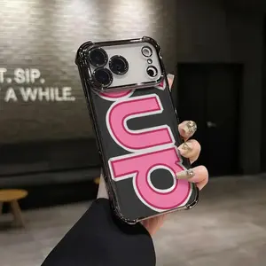 SUP Phone Case for iPhone 17 AIR 17 PRO 16 PRO 15  PRO MAX  14 PLUS 13 PRO 12 11 series (silicone softshell) airbag anti-drop and shockproofmobile phone protective case, Accessories