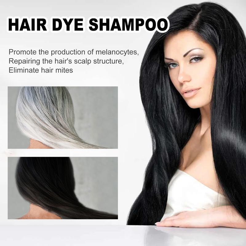 Black Hair Shampoo with Fo-Ti Extract Cleansing Repairing Wash for Dark Shiny Hair Moisturizing Nourishing Smoothing Hair Care Black Hair Shampoo with Fo-Ti Extract Cleansing Repairing Wash for Dark Shiny Hair Moisturizing Nourishing Smoothing Hair Care