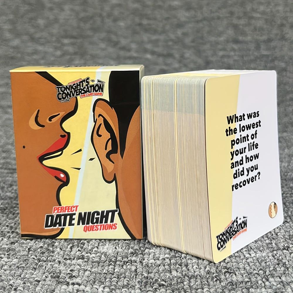 Date Night Question Card Game, 1 Set Funny Conversation Card Game, Family Board Games, Tabletop Games, Perfect Date Night Questions Card Game for Couples and Families #TOP PICKS
