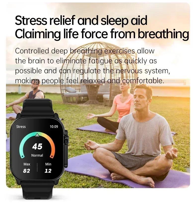 New Smart Watch 9 Ultra Gen 2Ultra IWO Watch Ultra NFC Smartwatch Series 9 Bluetooth Call 2.2 Inch Wireless Fitness Watch