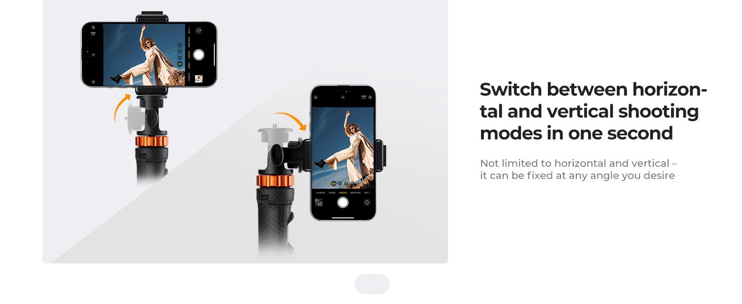 K&F CONCEPT Selfie Stick Tripod, 69" Extendable Light Stand with 1/4" Screw and Remote, Camera Phone Stand Mini Tripod Compatible with DJI OSMO 360 Pocket 3, iPhone 17, Action Camera, Projectors.