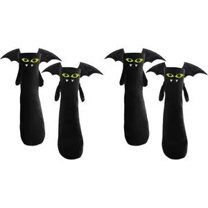 Halloween Hand in Hand Novelty Socks Magnetic Holding Hands Funny 3D Ghost-Bat Family Matching Socks for Adult Kid