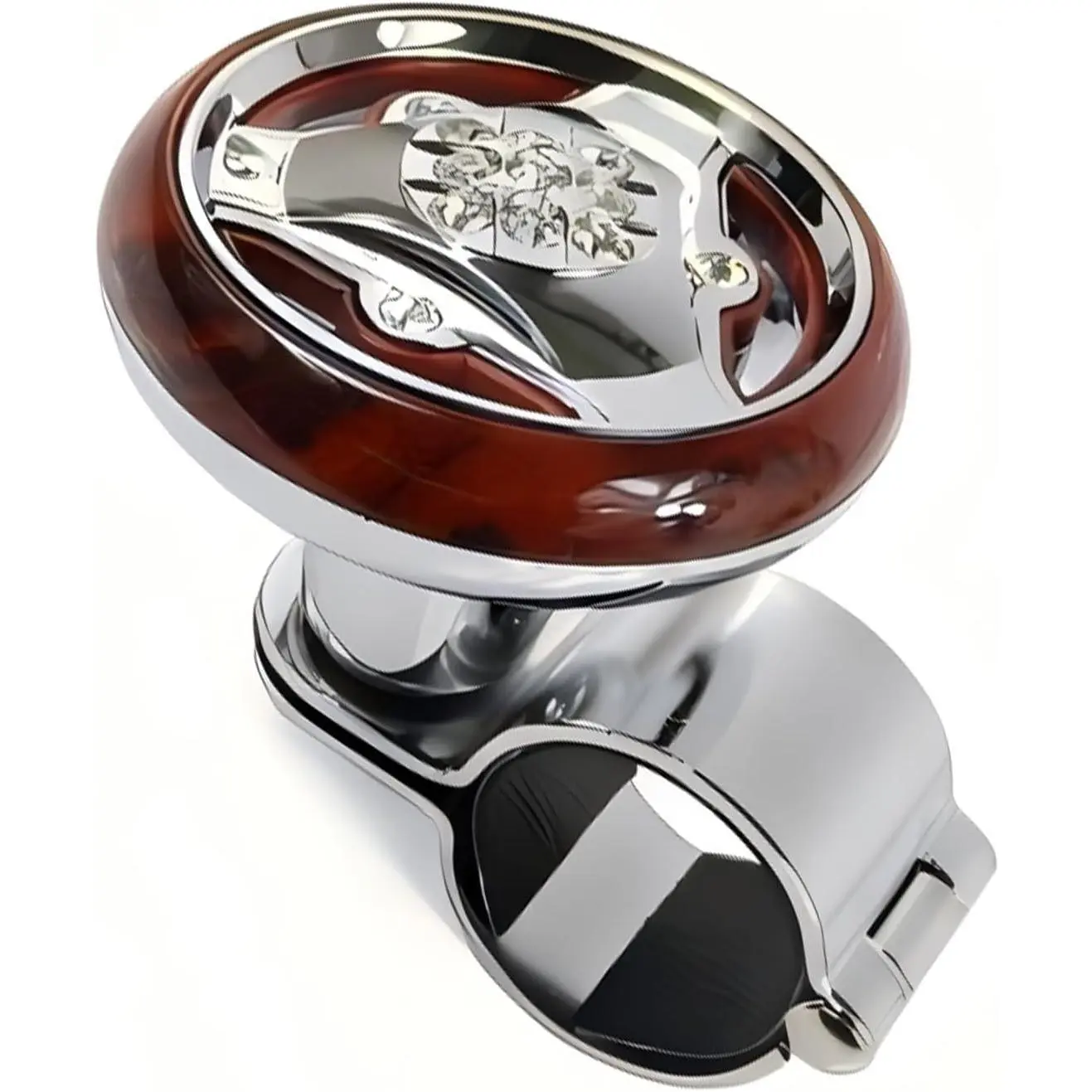 Steering Wheel Knob,  Power Ball Spinner Knob with Smooth Ball Bearing for Easy Steering Assist and Control, Compatible with   (Peachblow)