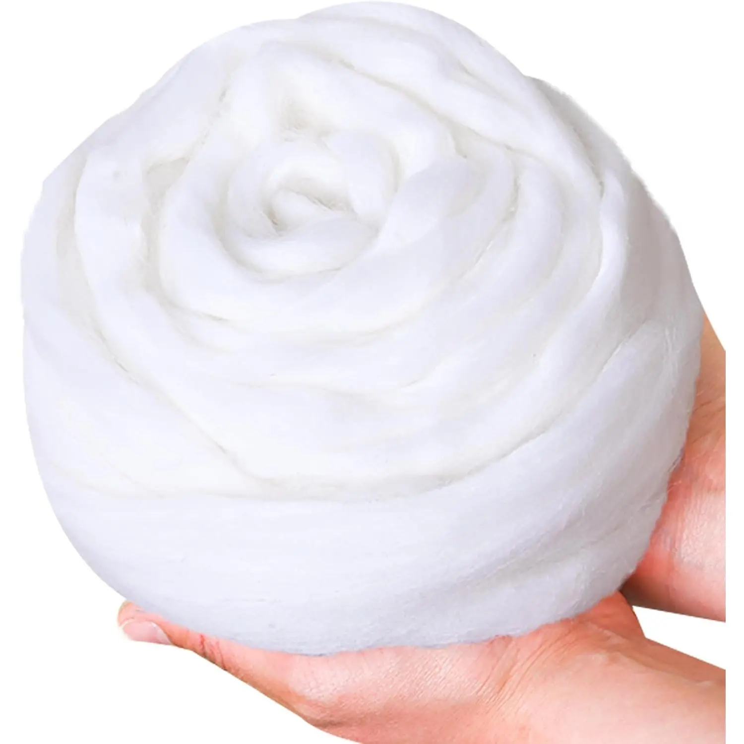3.53oz Needle Felting Wool, 100% Pure Long-Fiber Wool top roving. Perfect for DIY Embroidery, Spinning, Wet Felting and Weaving Crafts, Also Suitable for Making Large-Scale Artworks