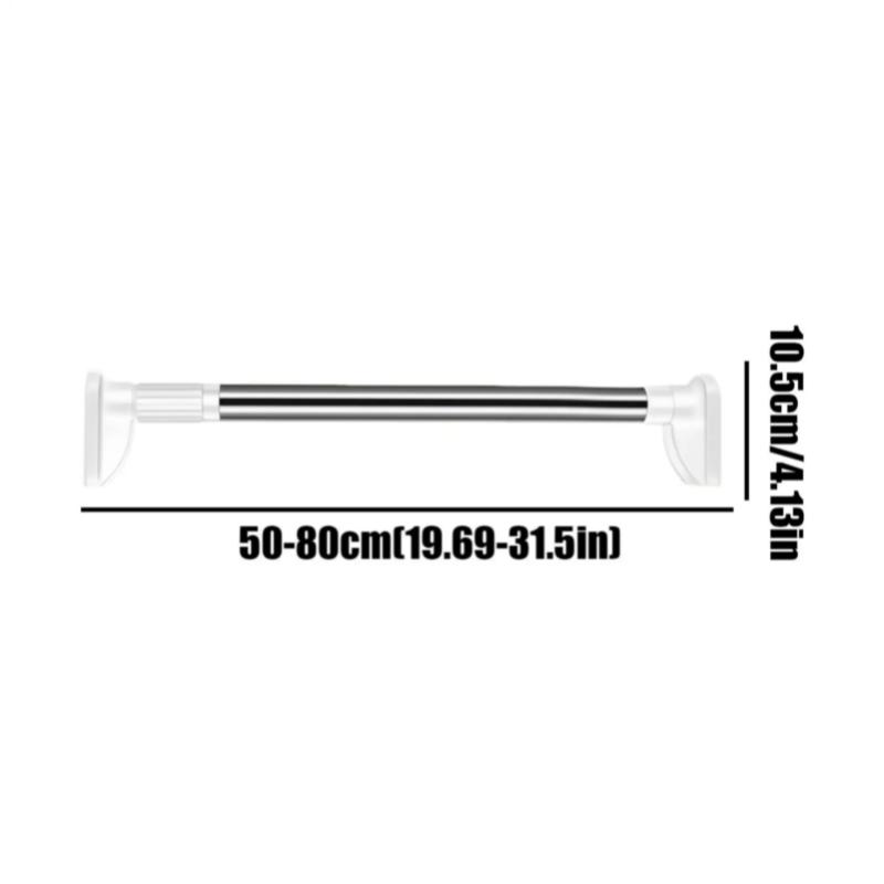 Clothes Rod Retractable Heavy-Duty Organizer Pole Rods For Closet For Clothes For Laundry Drying Coat Wardrobe Storage Bedroom