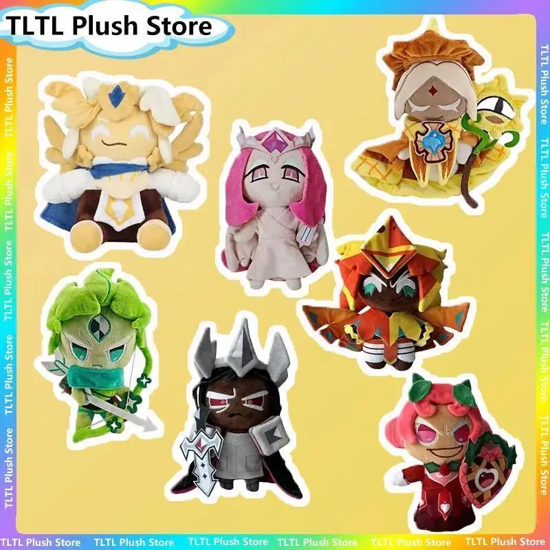 2026 New hot item  Shadow Milk Cookie Plush Cookie Run Kingdom Plush Toys Statue Collection Room Decoration Kids Toy Friends Birthday Gifts
