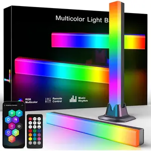 RGB Light Bar,   Sync RGB IC LED Lights Bars, USB  Ambient Lighting, Remote Control Color Changing Gaming TV Backlight, for PC Room  Desk