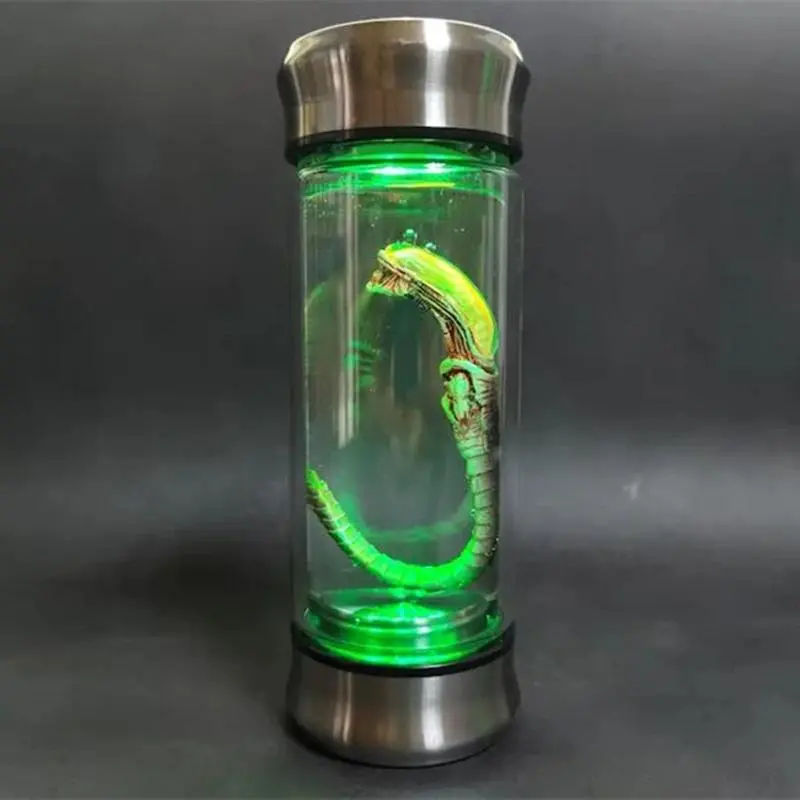 Alien Xenomorph Specimen Glass Jar Facehugger Embryo - Movie Prop Replica Home Decor Desktop Crafts Sculpture Decoration