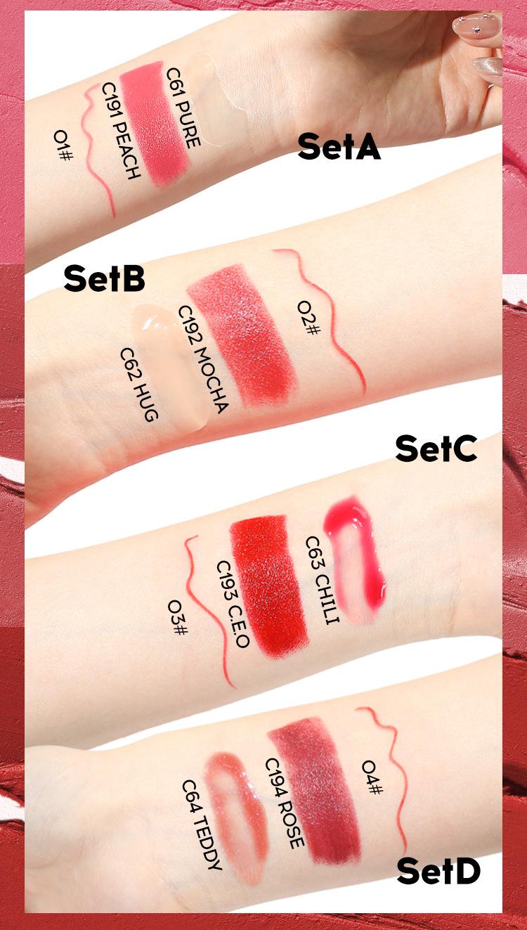 3-Piece Matte Lip Set – Lip Liner + Liquid Lipstick + Gloss, Smudge-Proof Transfer-Proof All-Day Wear, Complete Lip Combo for Every Look  lip gloss