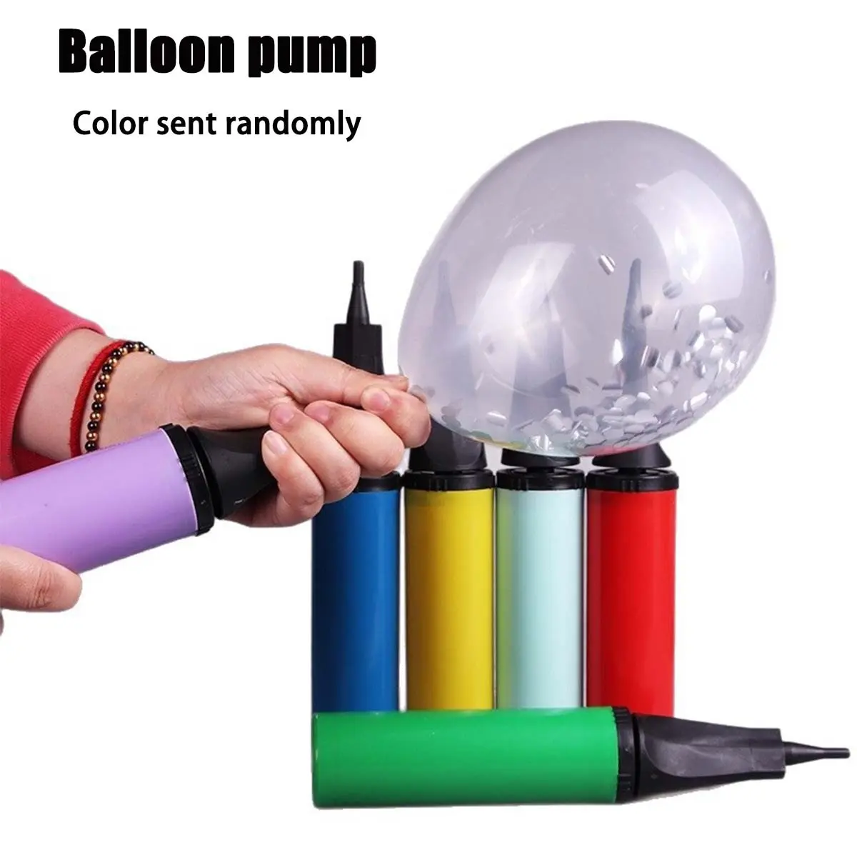 Balloon Pump Set, 5pcs/3pcs/1pcs Inflator Tool, Hand-Push Smooth Air Pump for Balloons, Party Decorations, Festival Celebrations, Event Setup Supplies
