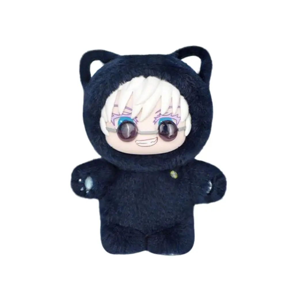 Anime JJK figure Season 2 Cat Park Party toys Gojo Satoru Geto Suguru Plush Doll Fushiguro Toji Bag Pendant Model Collection toy