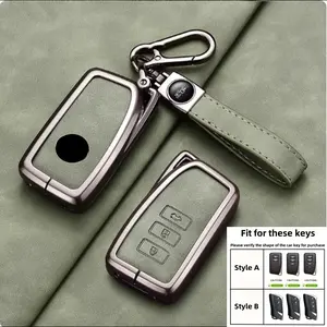 Suitable for Lexus Zinc Alloy Car Key Cover Suitable for Lexus RX ES GS LS NX RS GX LX RC LC ES350 Es300H UX200 LS500 LS500H LC500 Lc500H 3 Button Key Additions