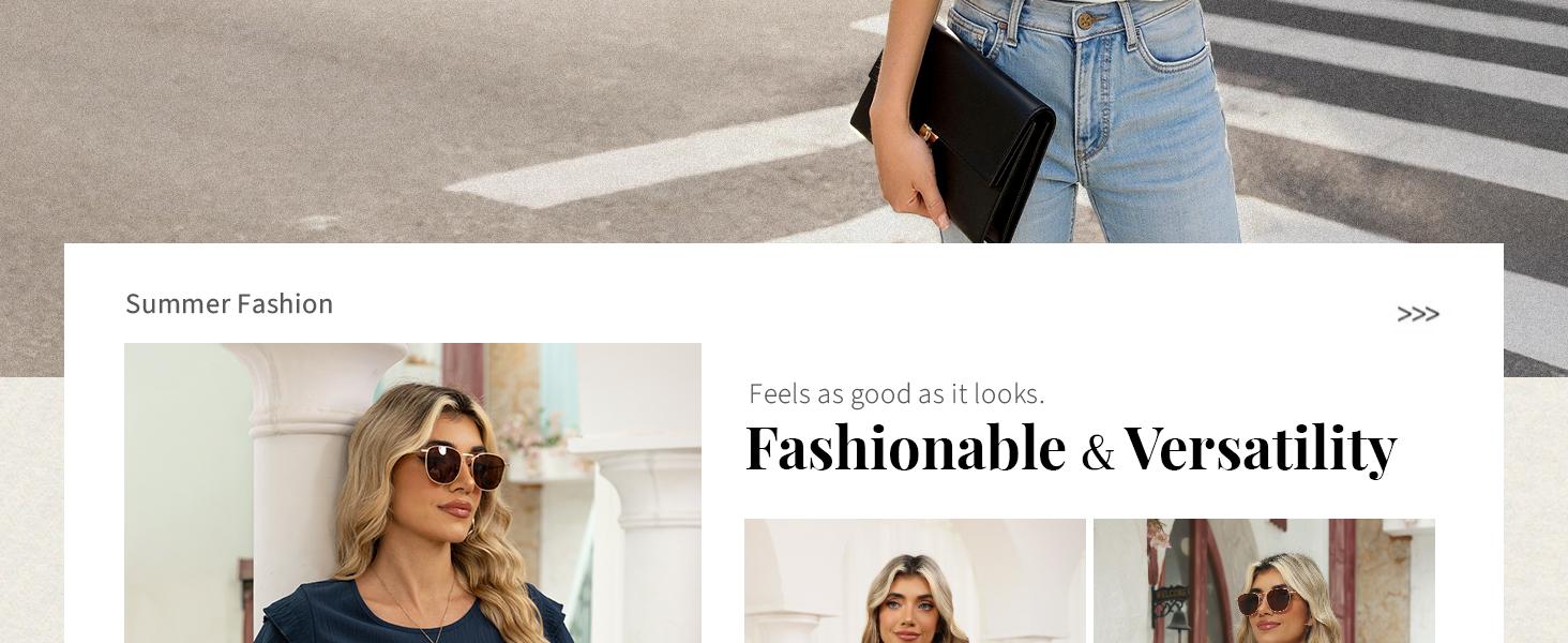 Women's Dressy Casual Blouses Summer Ruffle Short Sleeve Tops Crew Neck Pleated Front Shirts 2026 Light Soft Textured Fabric Multiple Colors Round Neck tops #Springfresh Women's Dressy Casual Blouses Summer Ruffle Short Sleeve Tops Crew Neck Pleated Front Shirts 2026 Light Soft Textured Fabric Multiple Colors Round Neck tops #Springfresh