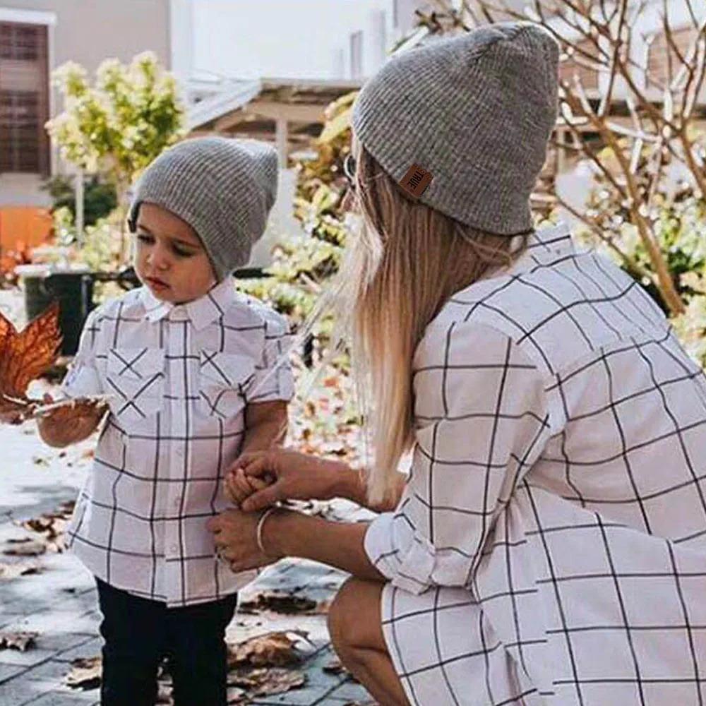 Hot Sale Unisex Casual Beanie Hat Men Women Basic Knitted Winter Hat Streetwear Beanie Cap