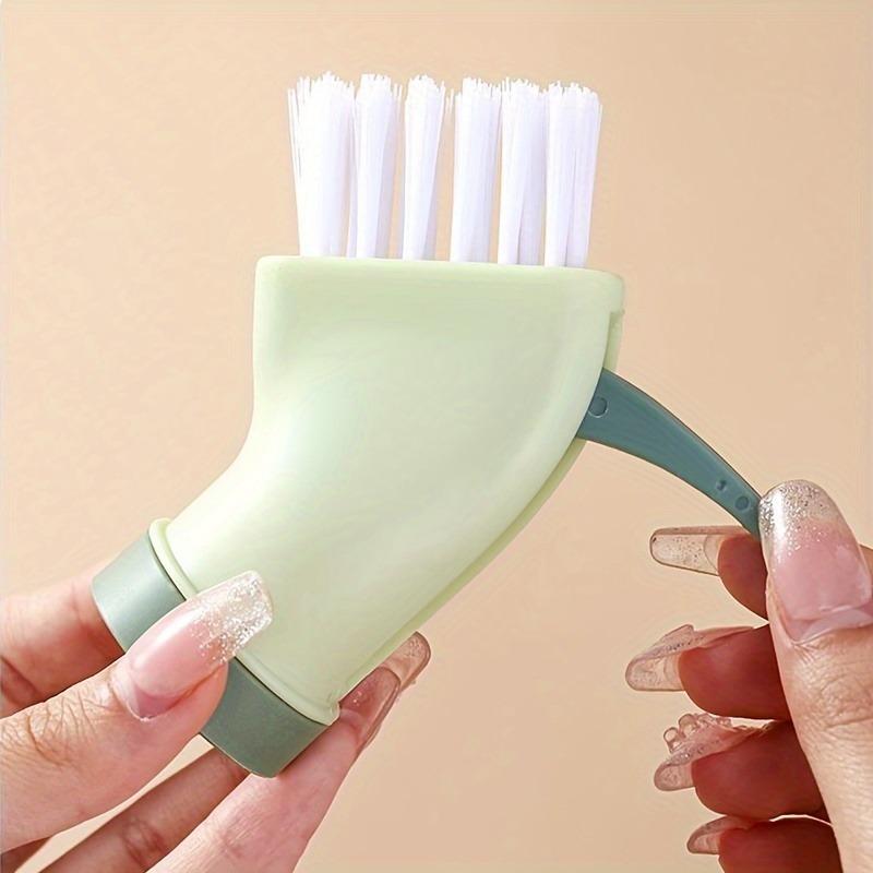 Dead Corner Crevice Brush, 1 Count Wet and Dry Use Cleaning Brush, Household Multi-scene & Multi-functional Cleaning Brush for Bathroom, Toilet Color sent randomly.