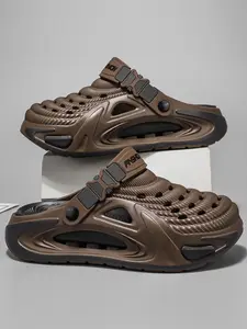 Men's Eva Sandals 2026 Summer New Design, Slip-On Soft Sole, Waterproof Oil-Resistant, Adjustable Heel, Quick-Dry Anti-Odor, Home & Bathroom Use