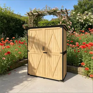 AobtkelRobust Outdoor Shed,Garden Shed,Wooden Storage Shed On-Site