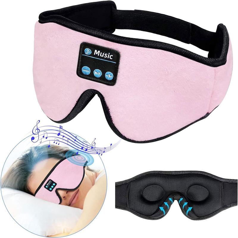 Wireless Open-ear Headphones, 1 Count Sleep Headphones, Sleep Earbuds, 3D Sleep Eye Mask Wireless Headphones with Ultra-thin HD Stereo Speakers, Sleeping Eye Mask