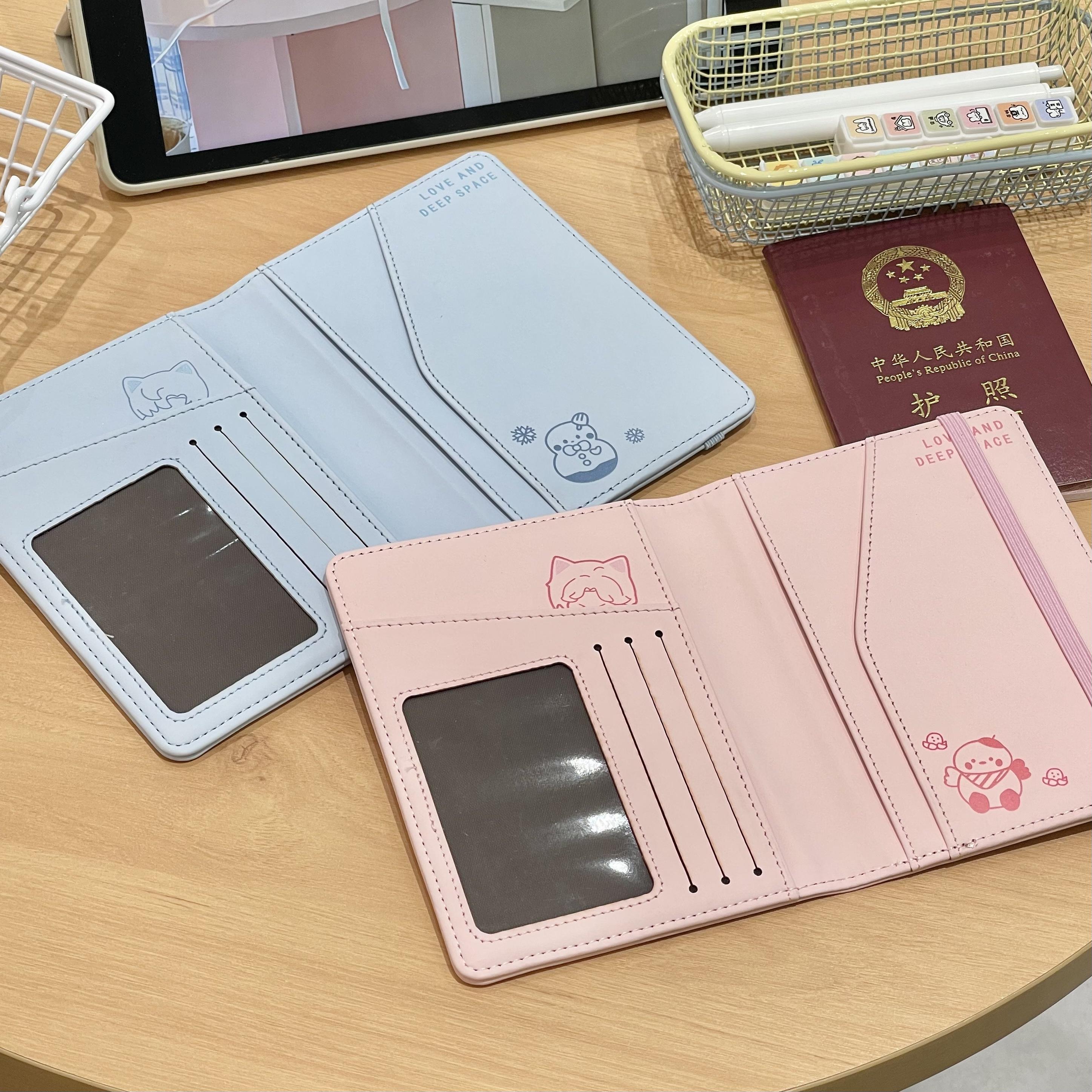 Love And Deepspace Rafayel Zayne Card Protective Book Cute Passport Cover Certificate Storage Bag Cosplay Girl Fans Gift