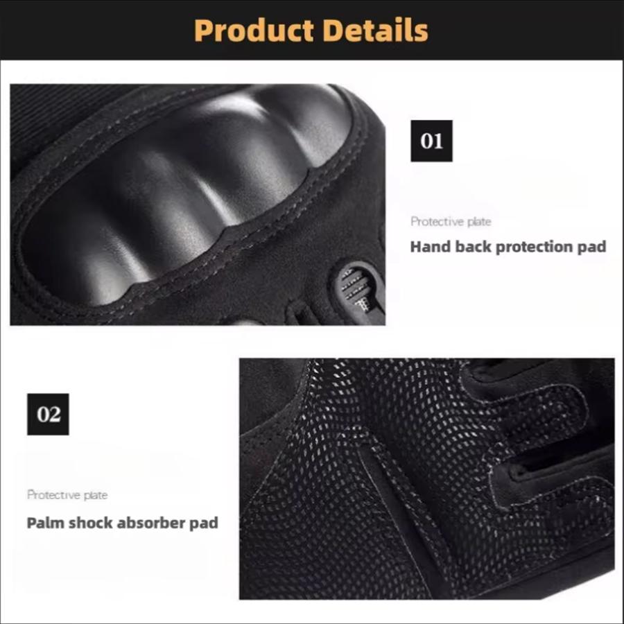 Motorcycle Gloves Full Finger Protective Outdoor Knight Sports Breathable Racing Cycling Street Riding Fitness Gloves