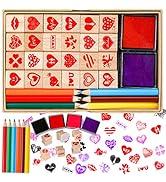 20Pack Valentine's Day Cake Stencil Templates Decoration, Reusable Valentine's Day Cake Cookies Baking Painting Mold Tools, Dessert, Coffee Decorating Molds Cappuccino Mousse Hot Chocolate