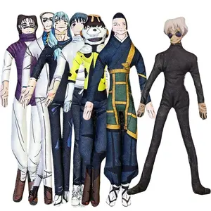 Anime JJK Plush Toys Funny Doll Gojo Geto Plush Shapeshift Choso Figure Creative Mannequin Nanami Kento Action figure Model Gift