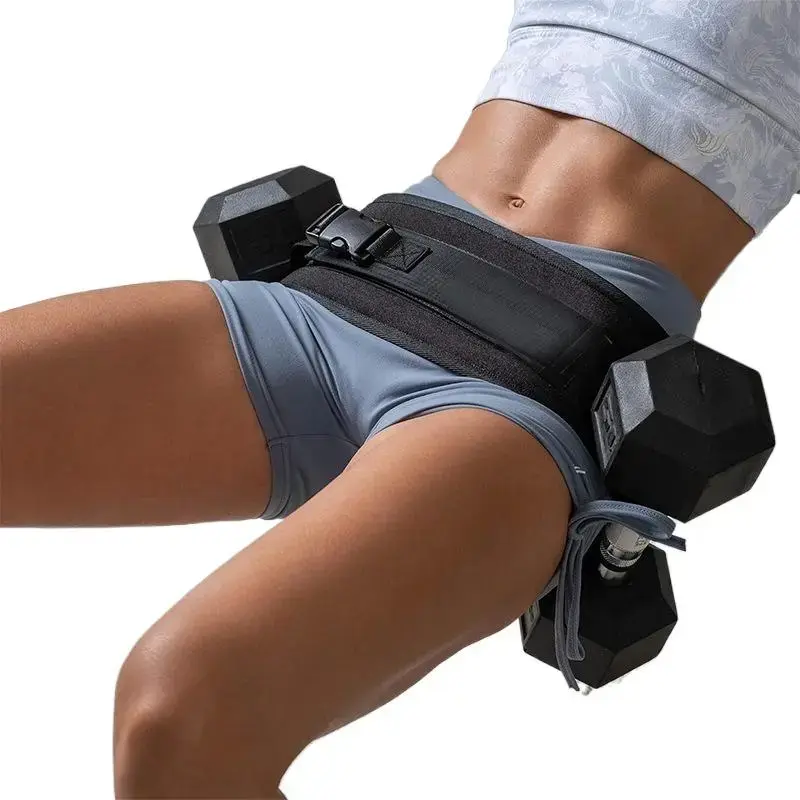 Hip Thrust Resistance Belt, Adjustable Weight Training Belt for Glute Workouts, Extra Cushioned Fitness Belt for Kettlebell Squats & Hip Thrusts, Butt Shaping Exercise Equipment, Home Gym Essential for Women