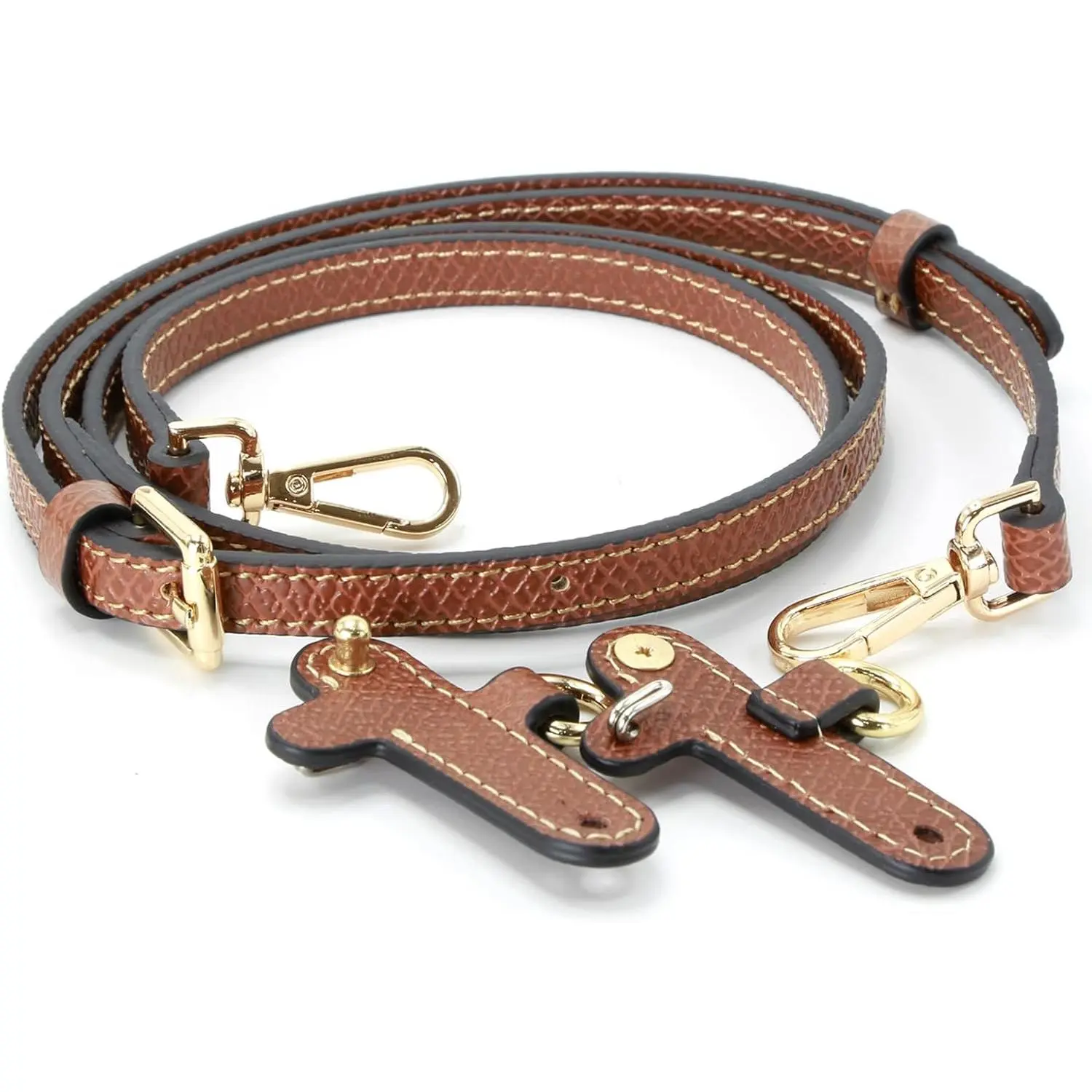 Adjustable Leather Anti-Slipping Replacement Strap with High-Quality Hardware & Excellent Craftsmanship, Upgrade Look, Same-Bag Color, Fits Purse Shoulder Bag