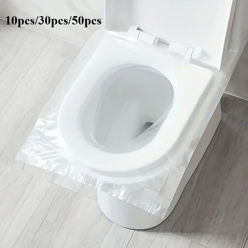 Portable Disposable Toilet Mat, Waterproof Toilet Seat Covers Disposable For Travel & Comfort, Toilet Accessories Cover