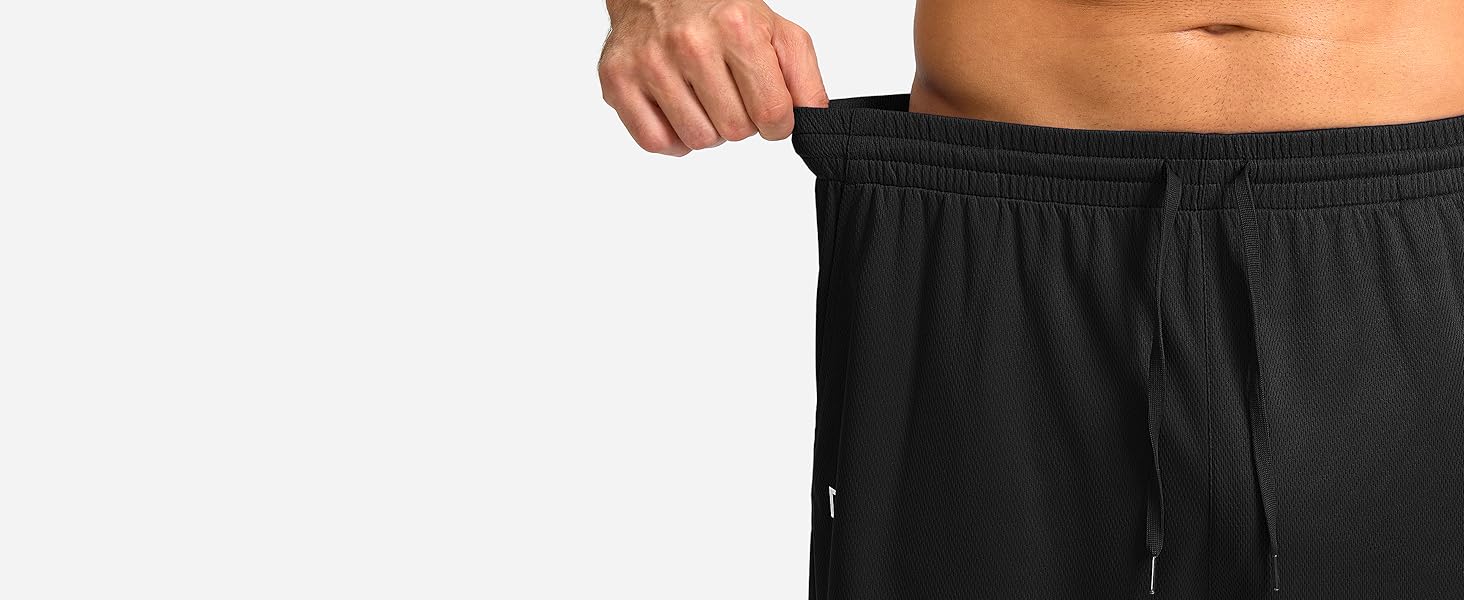 Men's Athletic Shorts with Pockets 11" Long Basketball Shorts Lightweight Quick Dry Gym Workout Shorts for Men