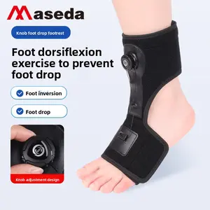 Masda Rotary Ankle Protector Foot Sagging Orthosis Aluminum Strip Support Strip Adjustable Telescopic Strap Can Walk with Shoes