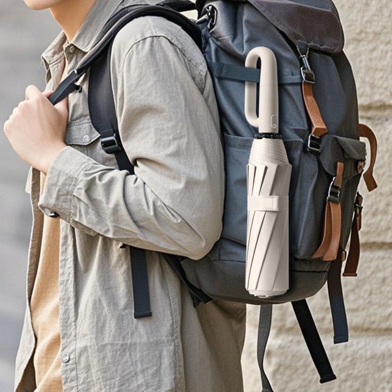 Automatic Umbrella, 1 Count Portable Foldable Umbrella, Windproof Umbrella for Men & Women, Umbrella for Outdoor Activities, Wind Resistant Umbrella, Home Supplies