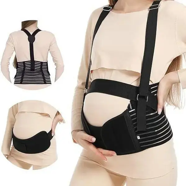Abdominal support straps, special abdominal support straps for pregnant women, for the second and third trimesters of pregnancy Maternity Belt Postpartum Recovery Kit