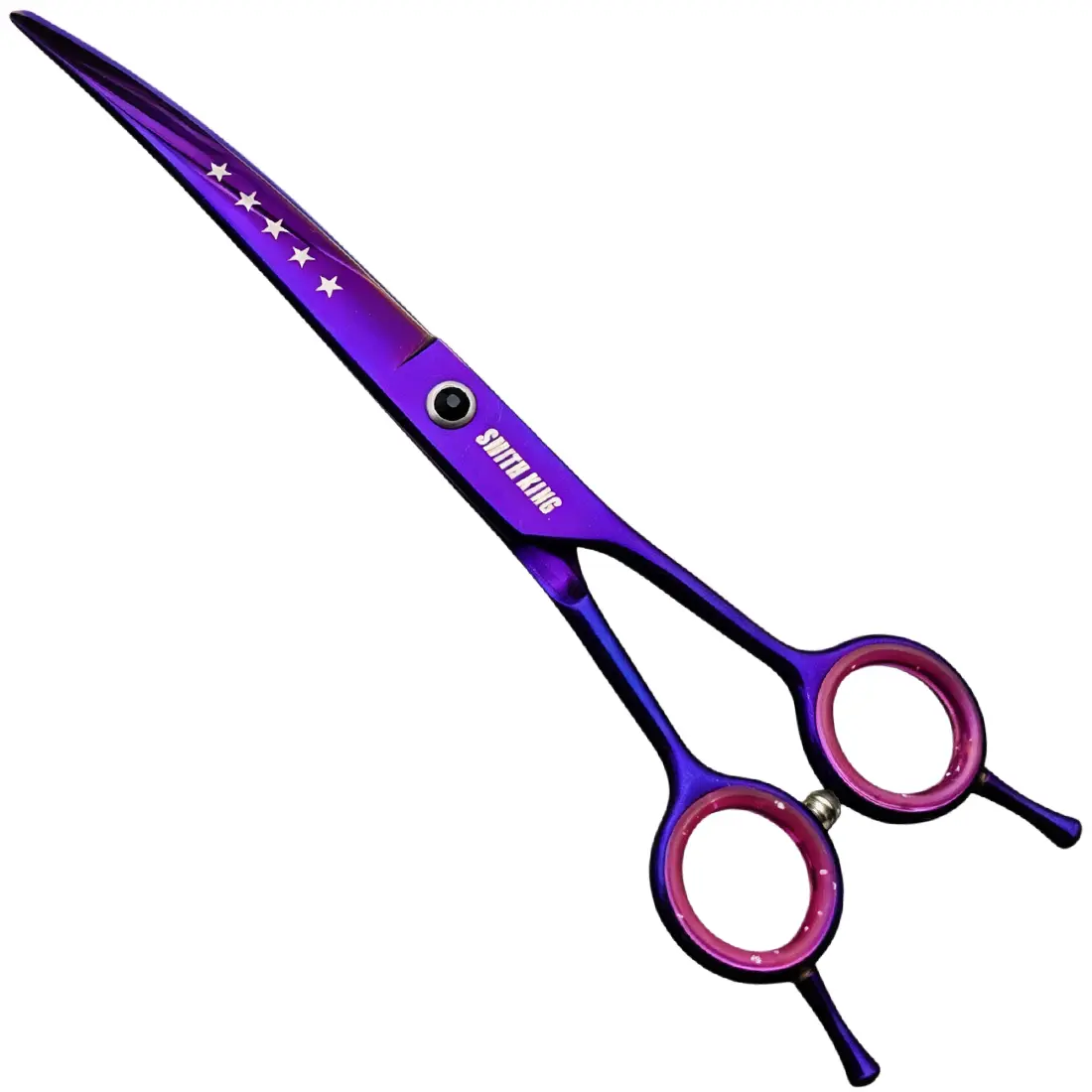 7.0 inches Dog Grooming Shears Curved Shears Sharp edge 30 degree Curved-angle