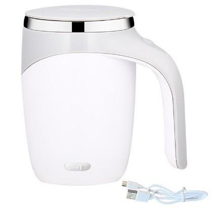 USB Rechargeable Automatic Stirring Mug Hands-Free Magnetic Stirring Travel Coffee Cup for Office and Car with Washable Stainless Steel Design USB Rechargeable Automatic Stirring Mug Hands-Free Magnetic Stirring Travel Coffee Cup for Office and Car with Washable Stainless Steel Design