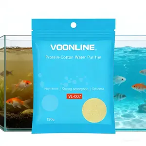 120g Water Purifier, Filters Freshwater and Saltwater, Cleans Aquarium Water, Makes Water Clear, Universal Use for Fish Tanks