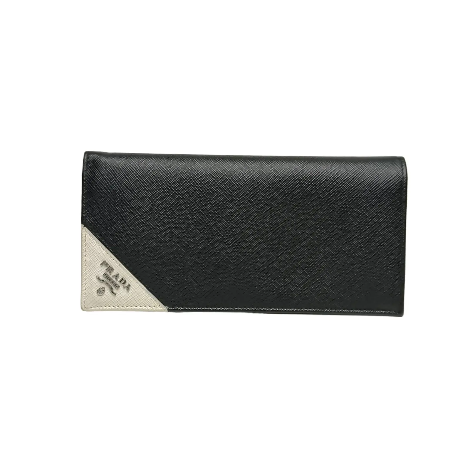 Pre-owned PRADA 【TIANA】PRADA Black long tri color patchwork P226157398