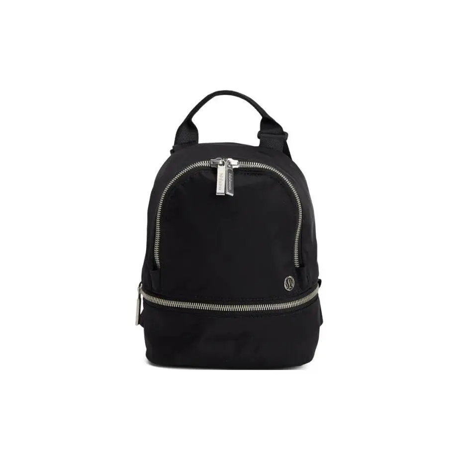 Lululemon City Adventurer 3L Nylon Backpack for Women, Logo-Embellished Black