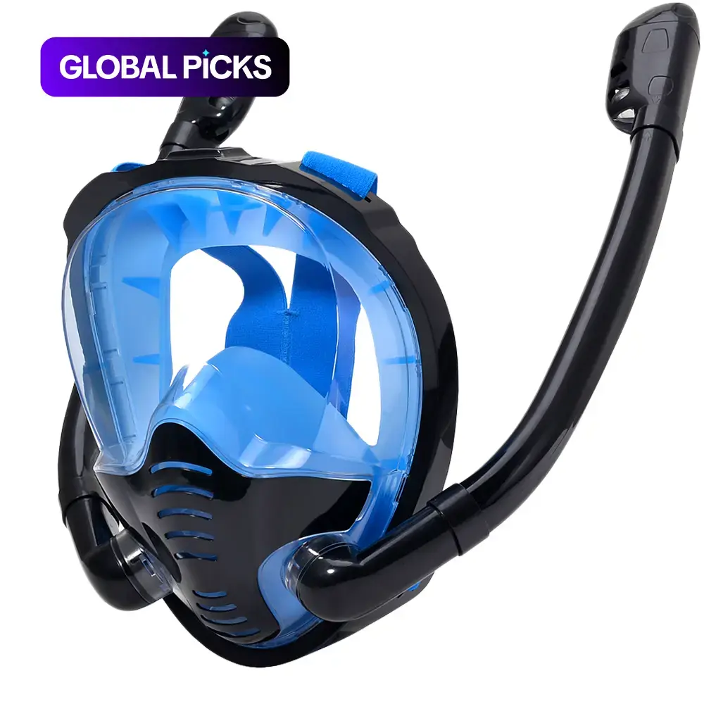 1 Set Anti Fog & Anti Leak Diving Mask, Adult Water Sports Equipment for Swimming Diving, Diving Gear, Snorkeling Gear #GLOBAL PICKS