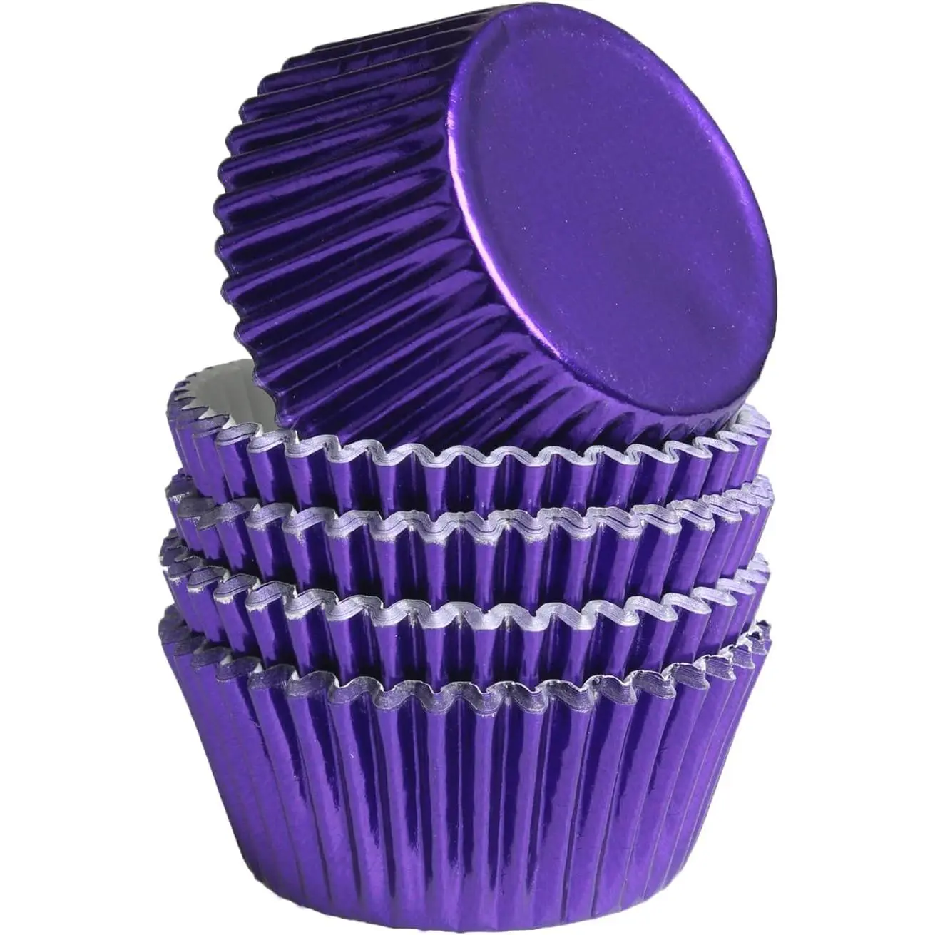 100-Count Foil Baking Cups, Bakeware for Cupcake Baking, Ideal for Birthday Parties