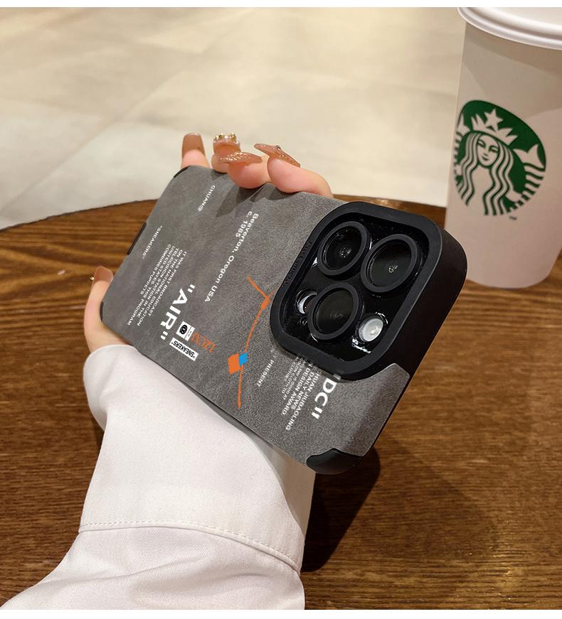 This plush leather sneaker-shaped phone case features a shoelace design and is compatible with iPhone 17/16/15/14/13/12/11/X/XS/XS Max. The PC back cover provides robust protection. It's the perfect holiday gift for friends, family, and yourself.