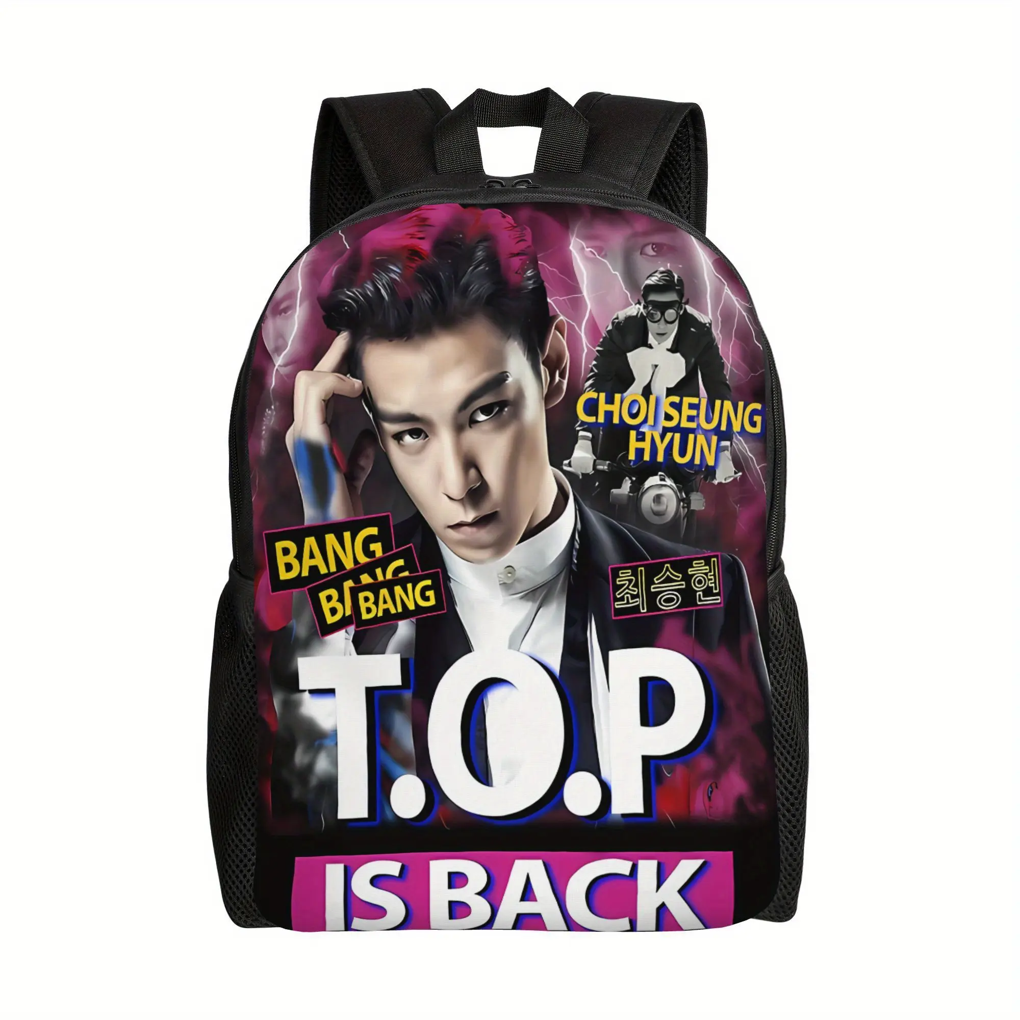 A Easy Backpack Featuring One Compartment - BIGBANG: A Sleek And Functional Design for Daily Activities And Casual Events