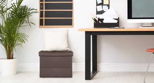 Storage Ottoman Foot Rest Stool, Foldable Leather Footstool Storage Bench with Thicker Foam Padded Seat. Foot Rest Under Desk for Living Room Bedroom 350 lbs, 17x13x13 in, Brown Storage Ottoman Foot Rest Stool, Foldable Leather Footstool Storage Bench with Thicker Foam Padded Seat. Foot Rest Under Desk for Living Room Bedroom 350 lbs, 17x13x13 in, Brown