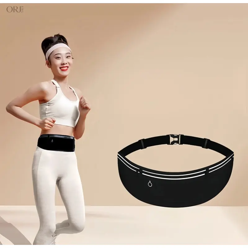 Men's & Women's Large Capacity Sports Waist Bag - Includes Shipping Cost, Waterproof, Lightweight, Slim, Close-Fitting, Discreet Multifunctional Running Phone Pouch, Ideal for Outdoor Morning Runs & Fitness,elastic,,belt,Touchscreen,Winter,A,white,travel,