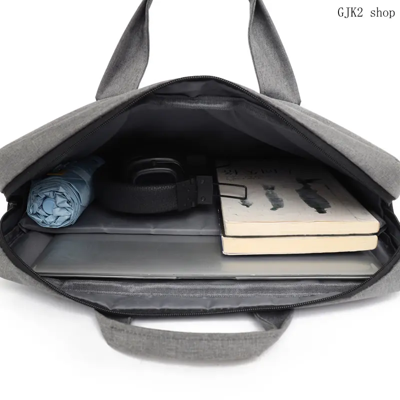 Multi‑Functional Laptop Briefcase Bag, 15.6 Inch Oxford Cloth Computer Shoulder Messenger Bag for Business Office Travel