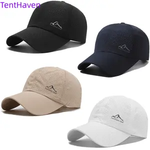 4-Pack Casual Baseball Caps for Adults, Lightweight Quick-Drying Sun Hat with UV Protection for Outdoor Fishing