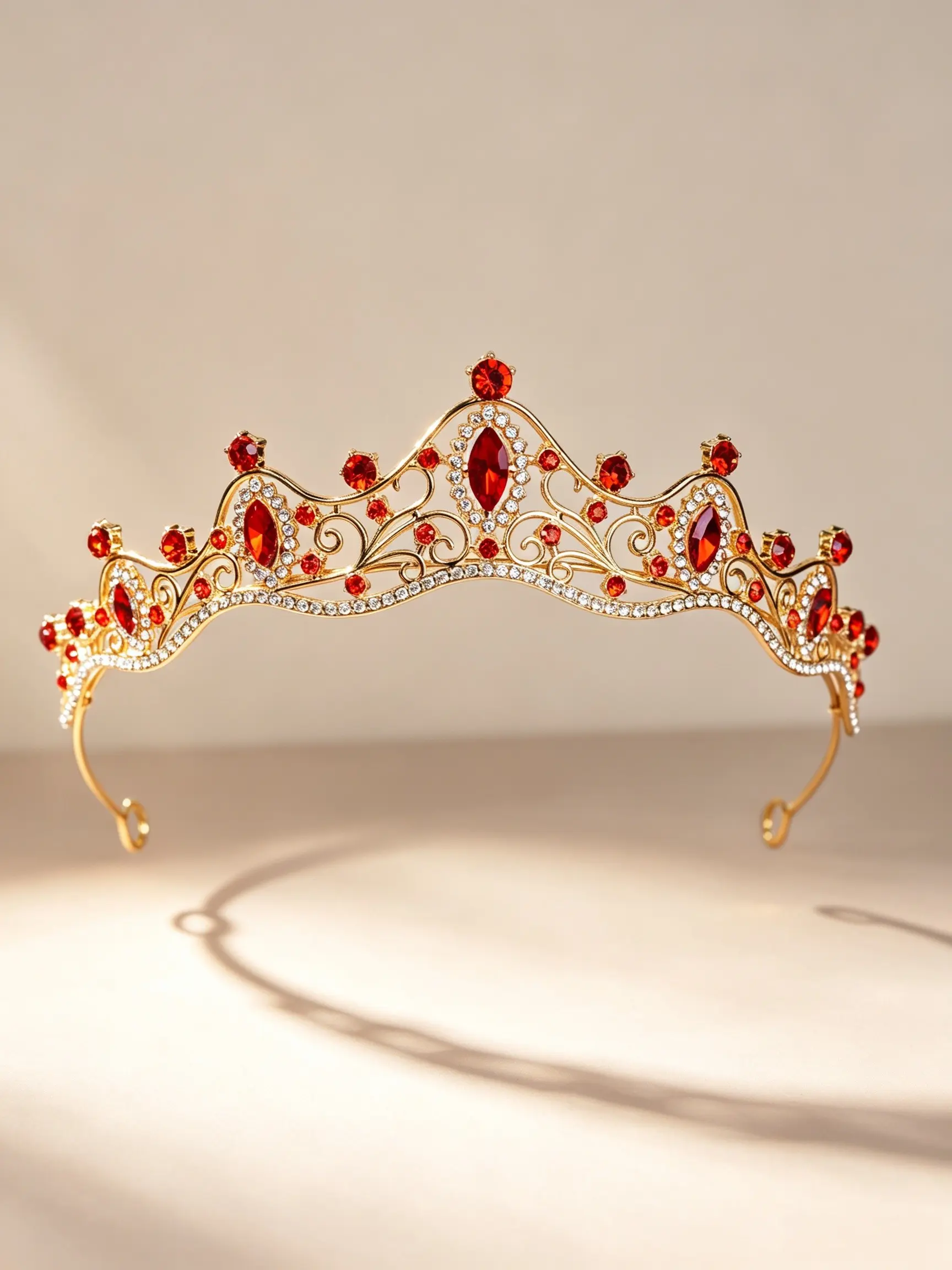 Multicolor Crown Headband Wave Hair Band, Hair Crowns, Elegant Women's Fashion Accessory, Perfect for Birthday Party, Performance, Masquerade, Gift