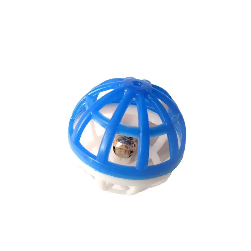 3.8cm plastic cat toy, pet toy sound ball, bell ball for chewing and dog training