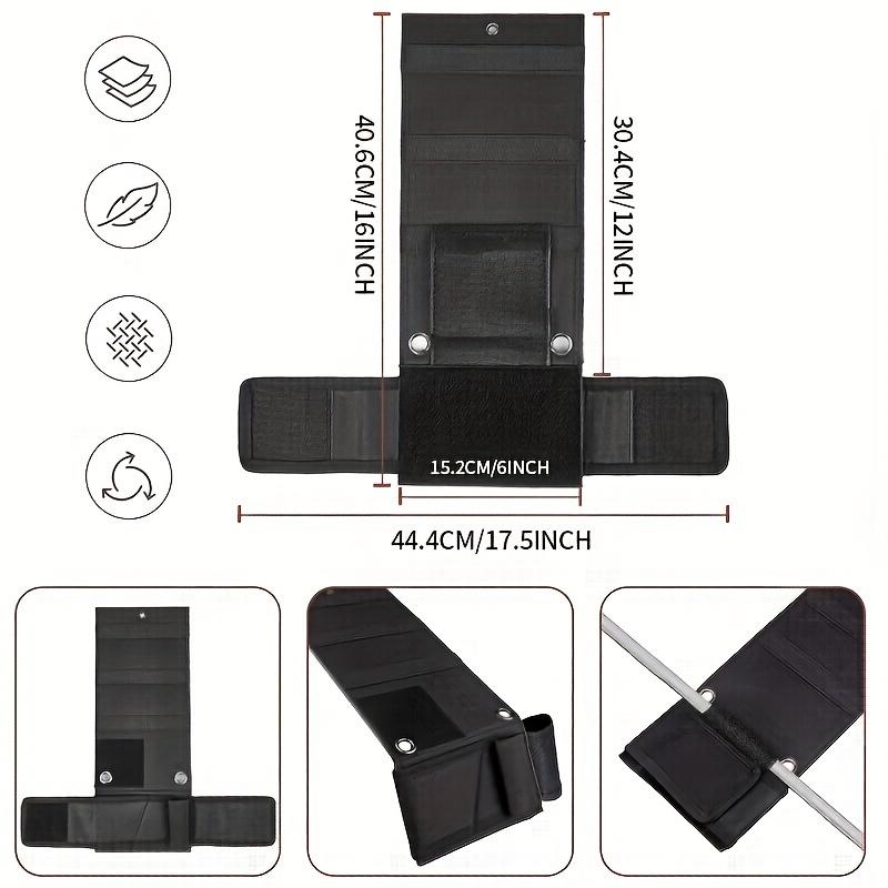 1 Piece Under Mattress Quick Access Pistol Holster with Magazine Pocket, Concealed Carry Storage Organizer, Durable Plastic, for Self-Defense, Bedside and Car Use, Storage Box for Home Organization, Basket, Case, and Container