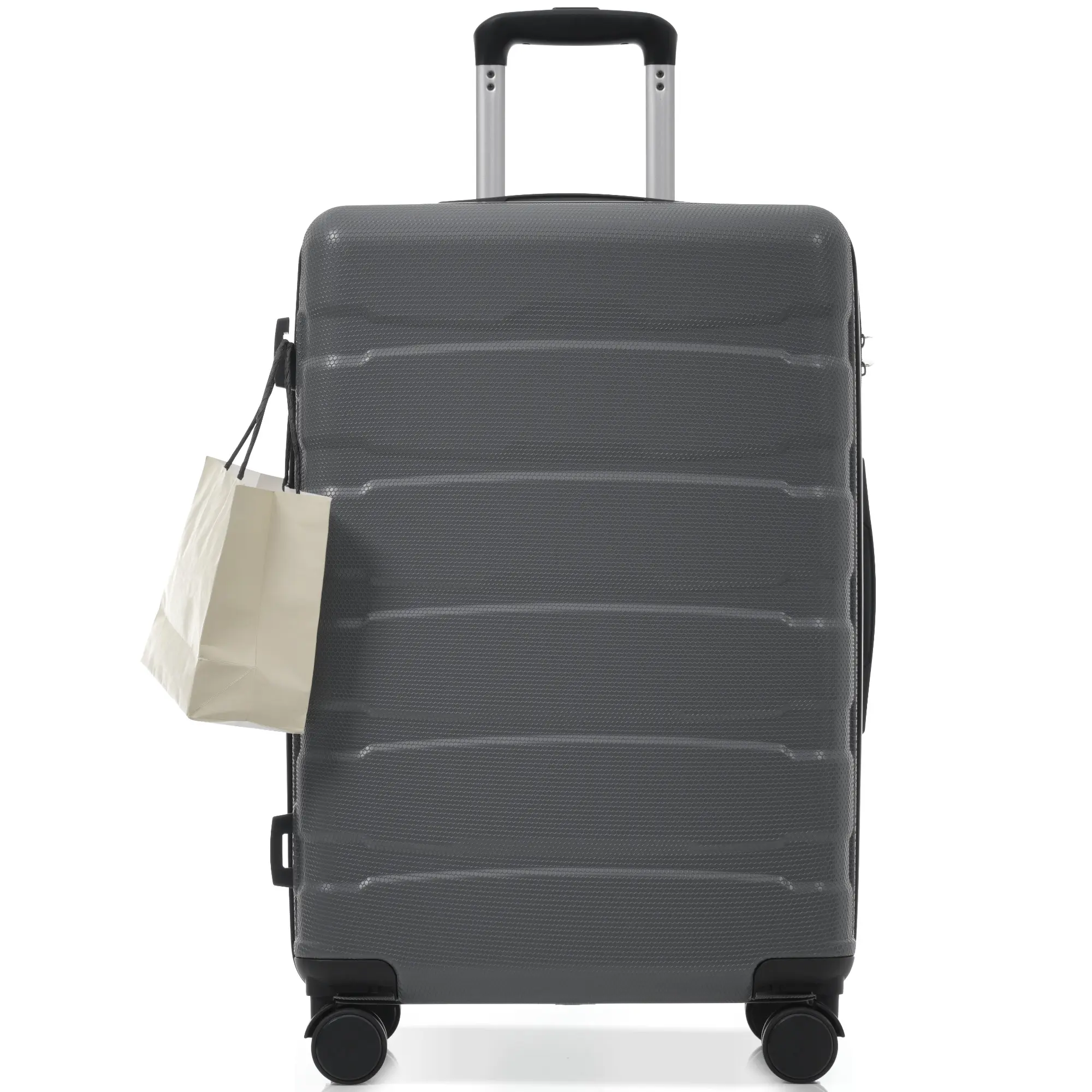 ARCH 24 Inch Hardshell ABS Checked Luggage, Durable Expandable Travel Suitcase with Spinner Wheels, TSA Lock, Lightweight Carry-On Suitcase for Business Trip Vacation, Black, Home Furniture and Household Product Search Terms for US Online Shopping